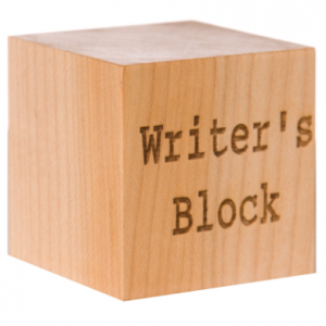 Il blocco dello scrittore, in legno