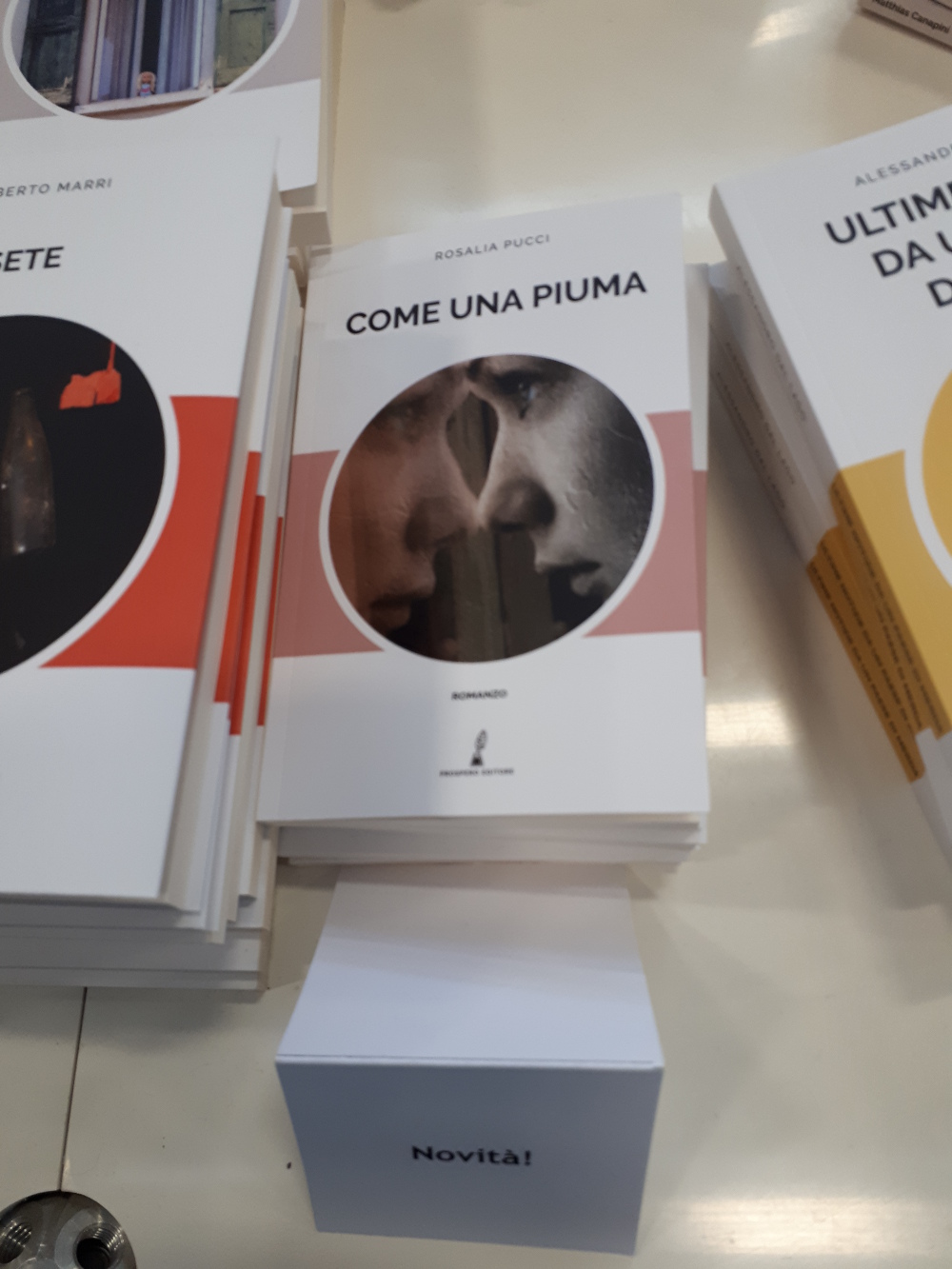 Come una piuma di Rosalia Pucci, scrittrice dell'isola d'Elba