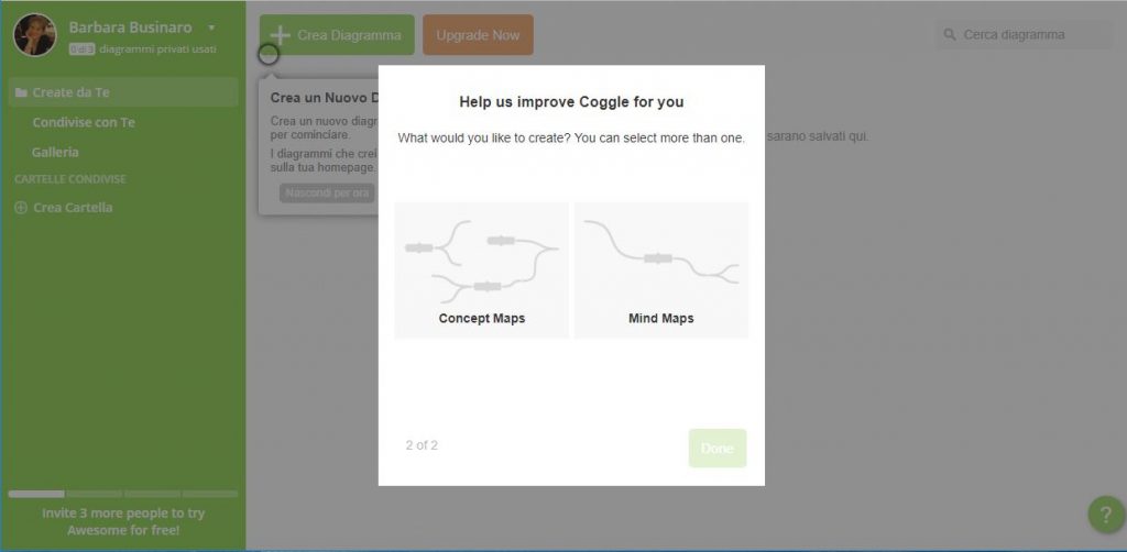 Coggle - mappe concettuali o mentali