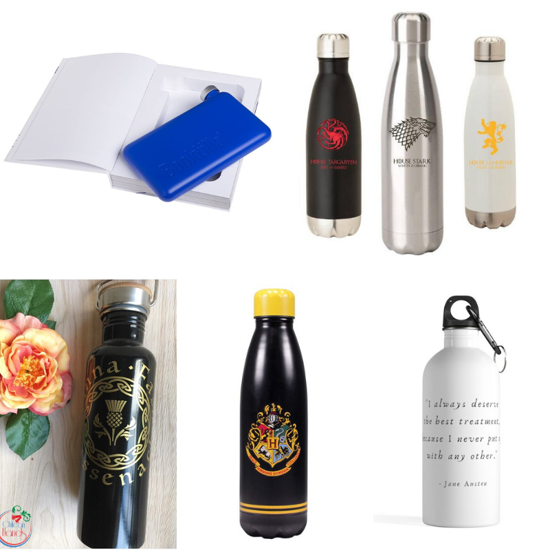 Regali per lettori (e scrittori): borracce letterarie