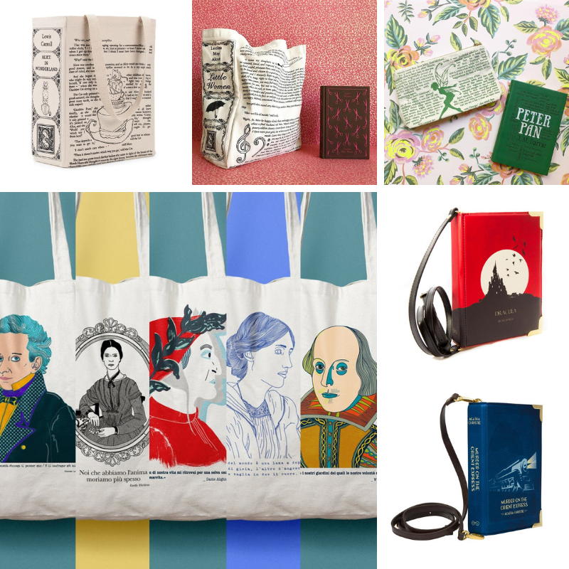 Regali per lettori (e scrittori): borse letterarie