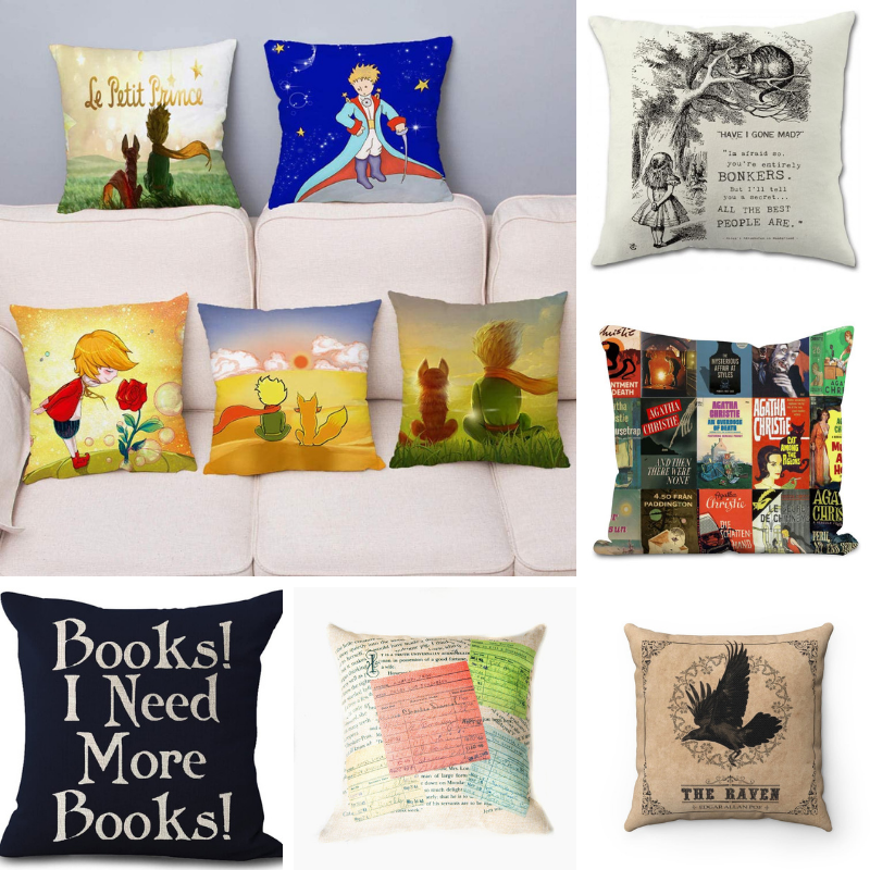 Regali per lettori (e scrittori): cuscini letterari