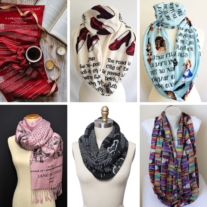 Regali per lettori (e scrittori): sciarpe letterarie
