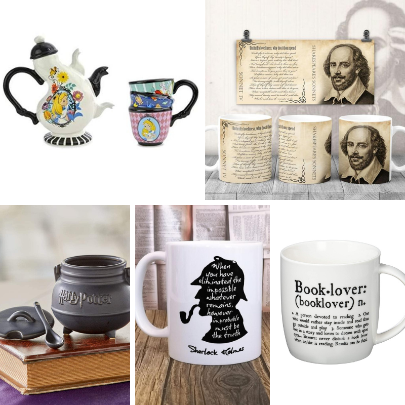 Regali per lettori (e scrittori): tazze letterarie