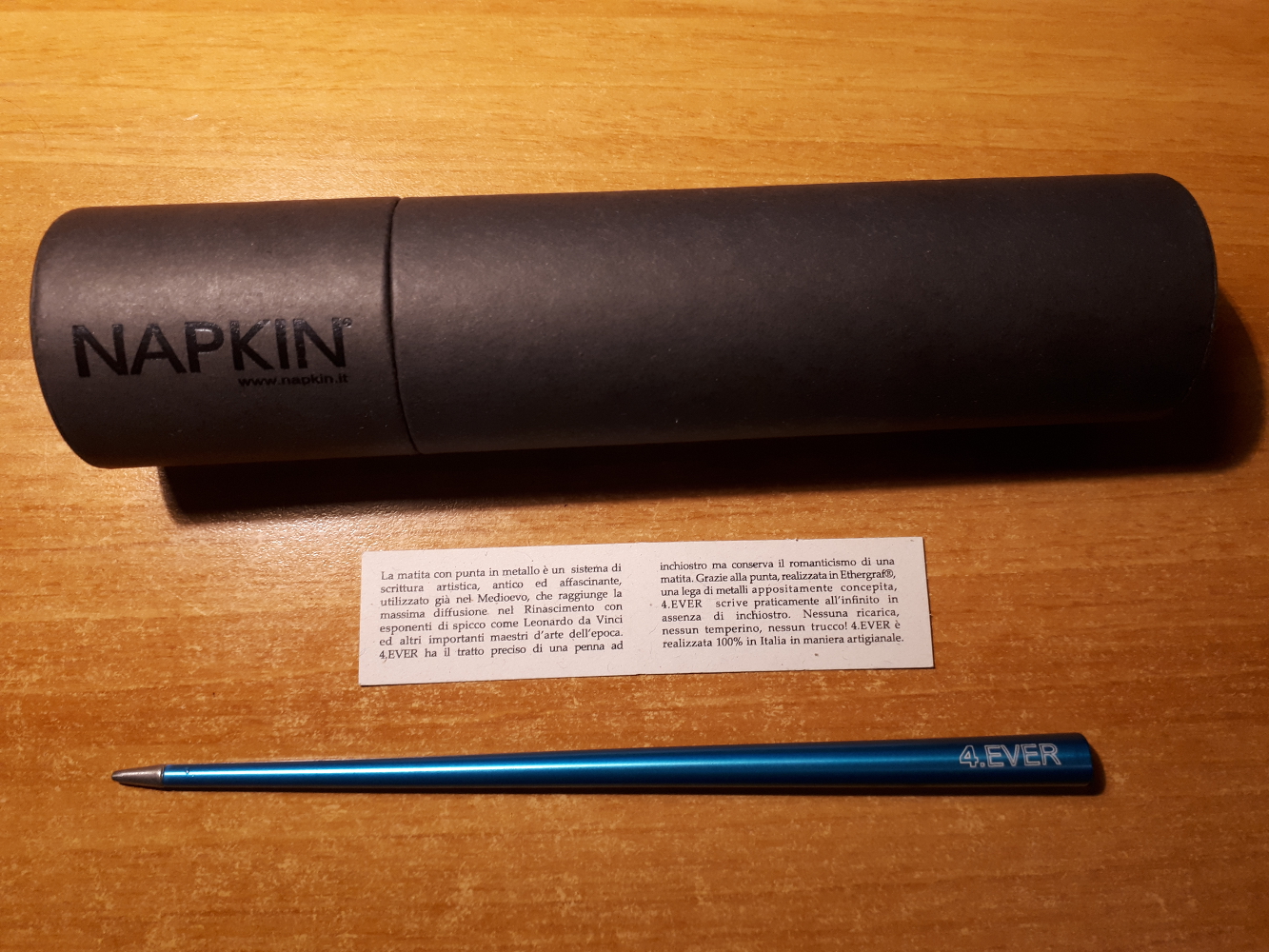 La tana dello scrittore. Napkin 4ever