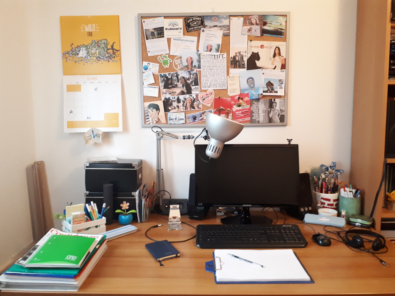 La tana dello scrittore. Scrivania