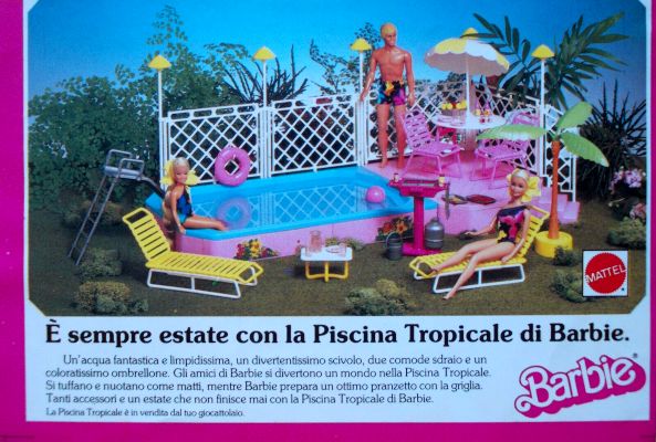 Barbie Piscina Tropicale anni 80 - Mattel (C)