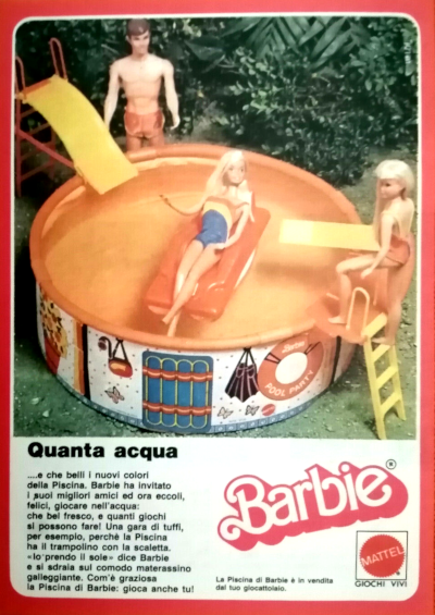 Barbie Piscina anni 80 - Mattel (C)