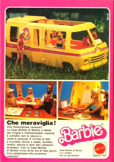 Barbie camper anni 80 - Mattel (C)
