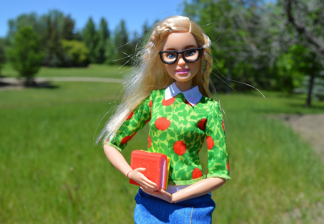 Barbie scrittrice - homemade