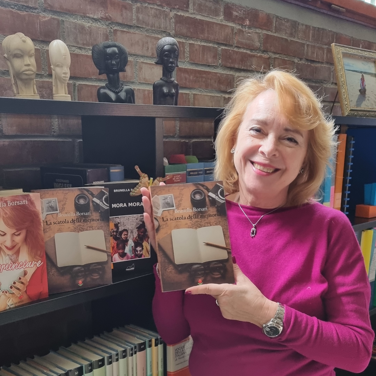 Brunella Borsari e il suo romanzo La scatola della memoria