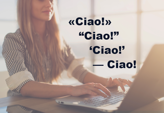 Caporali, virgolette o trattini? Come sostituire la punteggiatura nei dialoghi