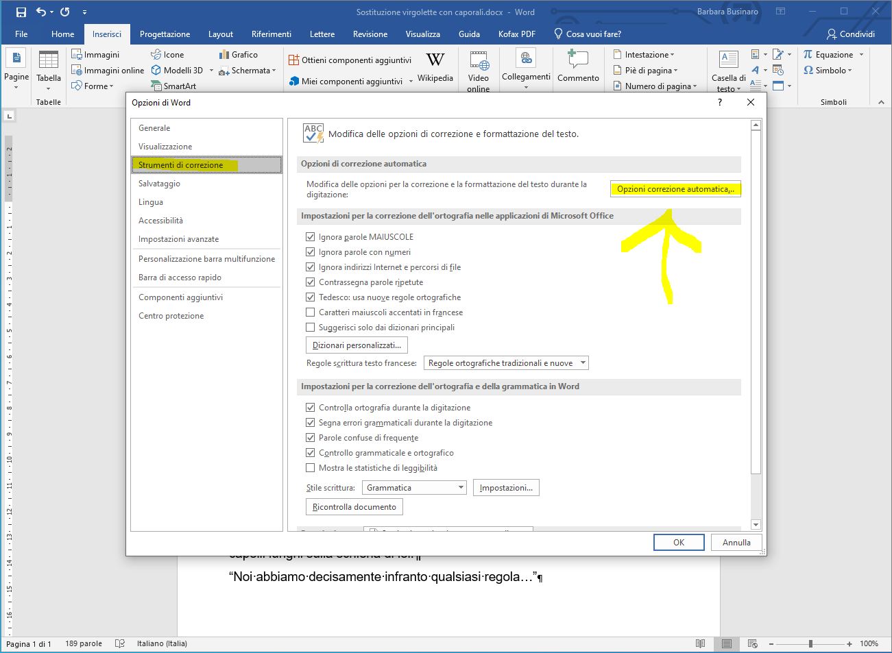 Microsoft Word - sostituzione con caporali 2