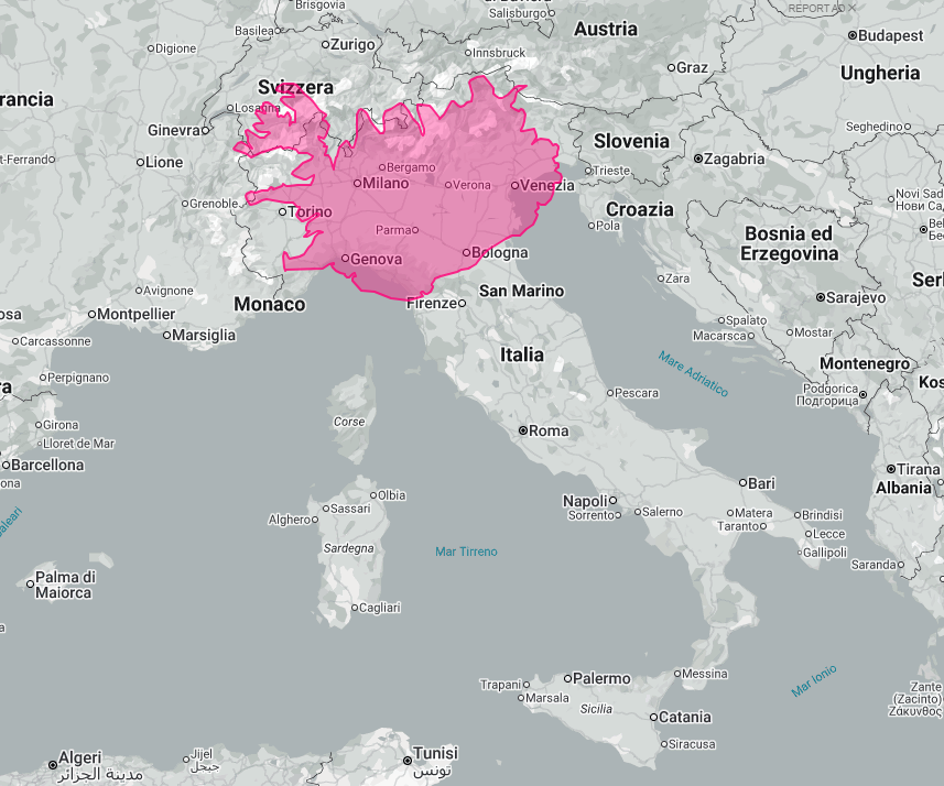 Viaggio in Islanda - Confronto dimensioni con l'Italia