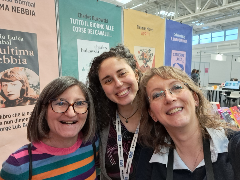 Businaro e Faé con Eleonora Capparella di Edizioni SUR
