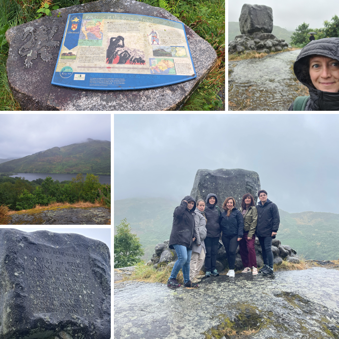 Galloway tour. Bruce's Stone